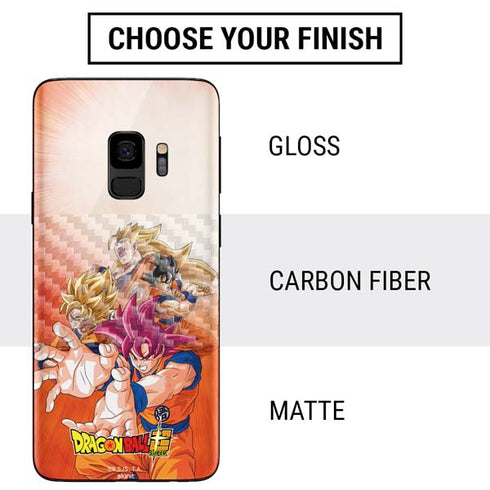 Dragon Ball Super Goku Evolution Galaxy S9 Skin